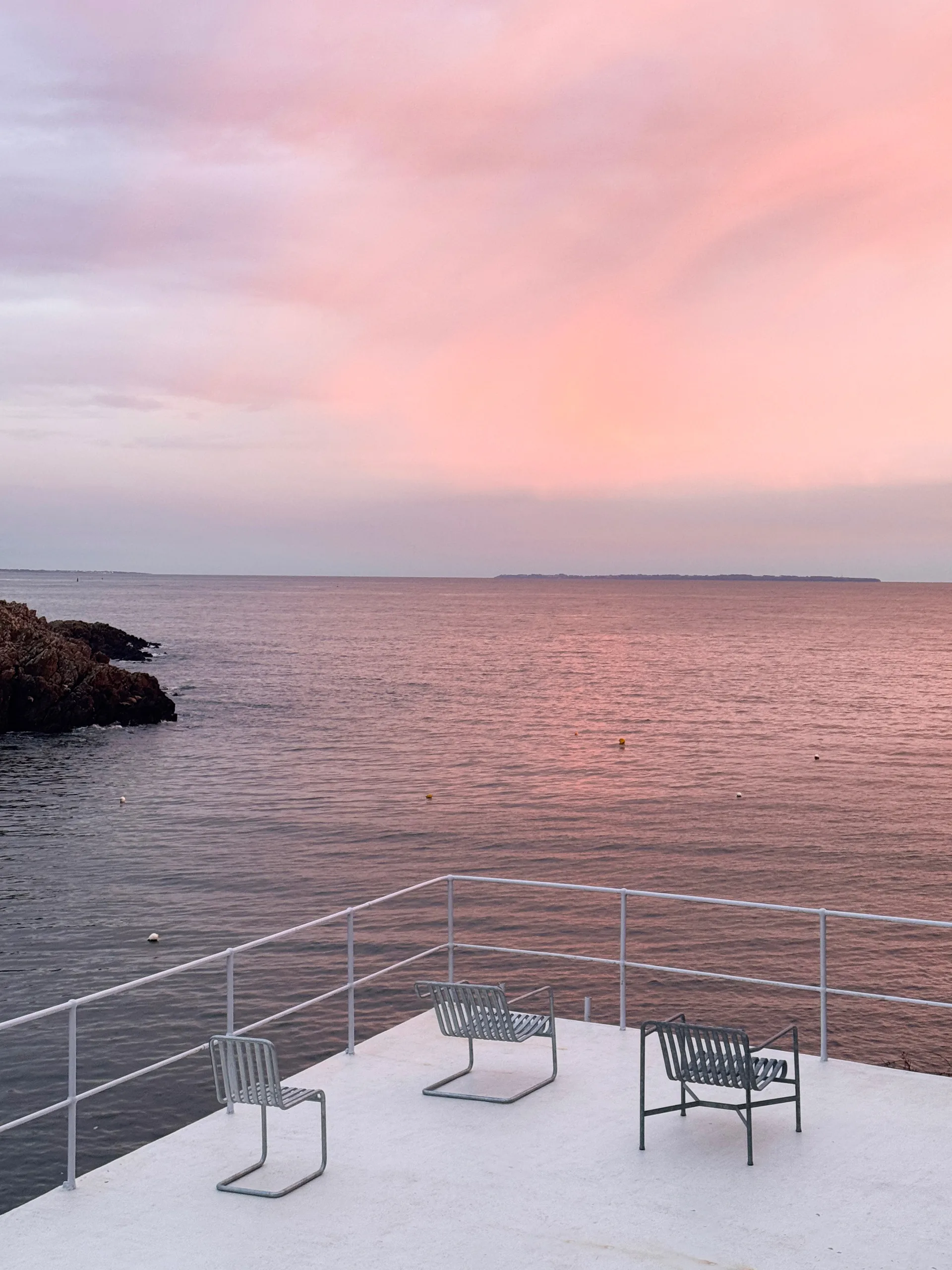 Palissade Cantilever καρέκλα, Hot galvanised steel HAY