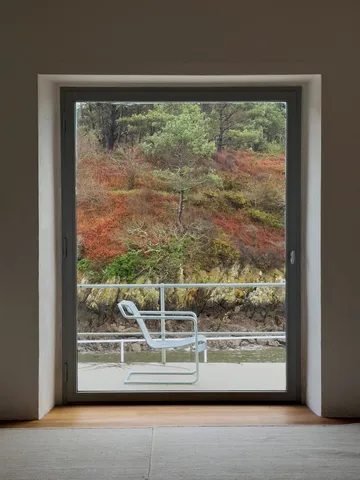 Palissade Cantilever Low πολυθρόνα lounge - Hot galvanised steel - HAY