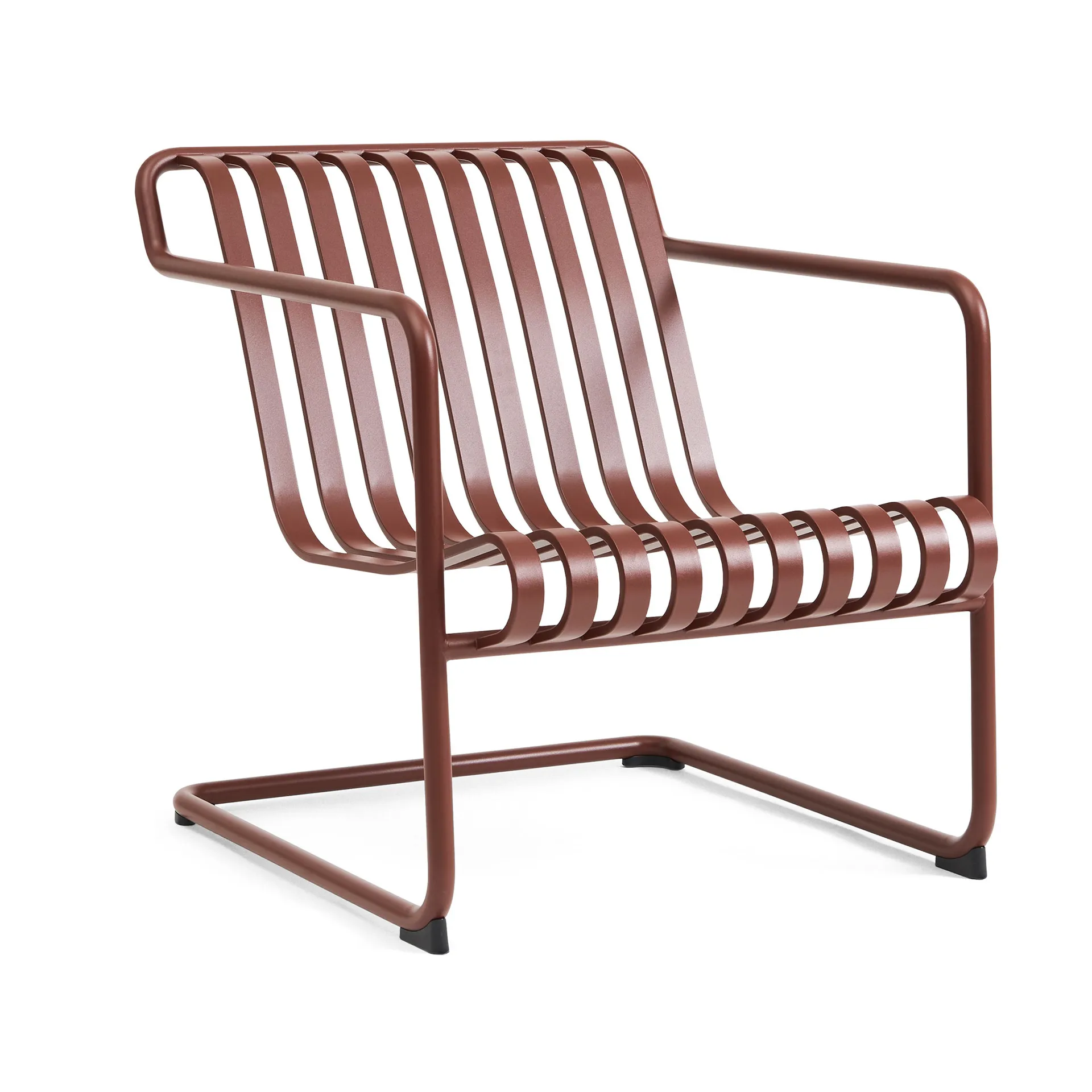 Palissade Cantilever Low πολυθρόνα lounge, Iron red HAY