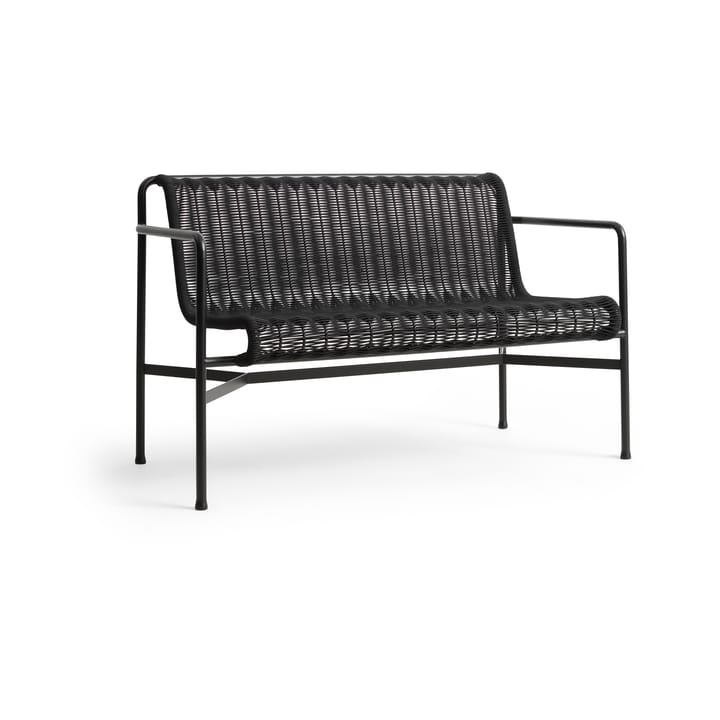 Palissade Cord Dining παγκάκι με μπράτσα - Anthracite - HAY