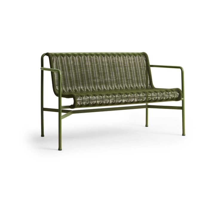 Palissade Cord Dining παγκάκι με μπράτσα - Olive - HAY