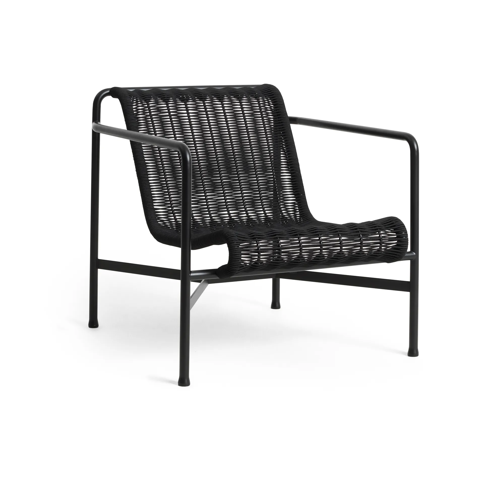 Palissade Cord Low πολυθρόνα lounge, Anthracite HAY