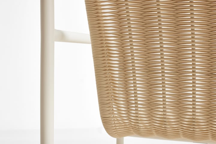 Palissade Cord Low πολυθρόνα lounge, Cream white HAY