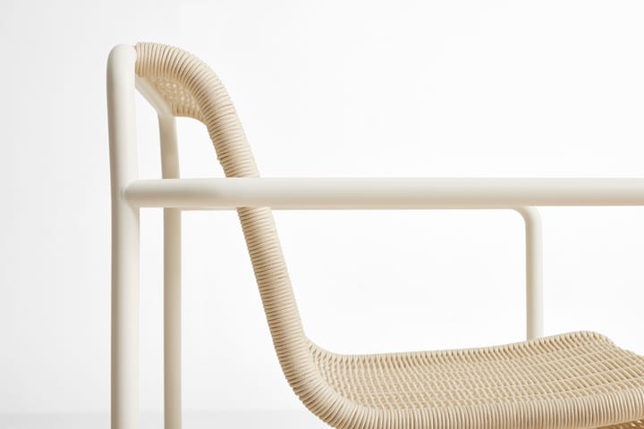 Palissade Cord Low πολυθρόνα lounge, Cream white HAY