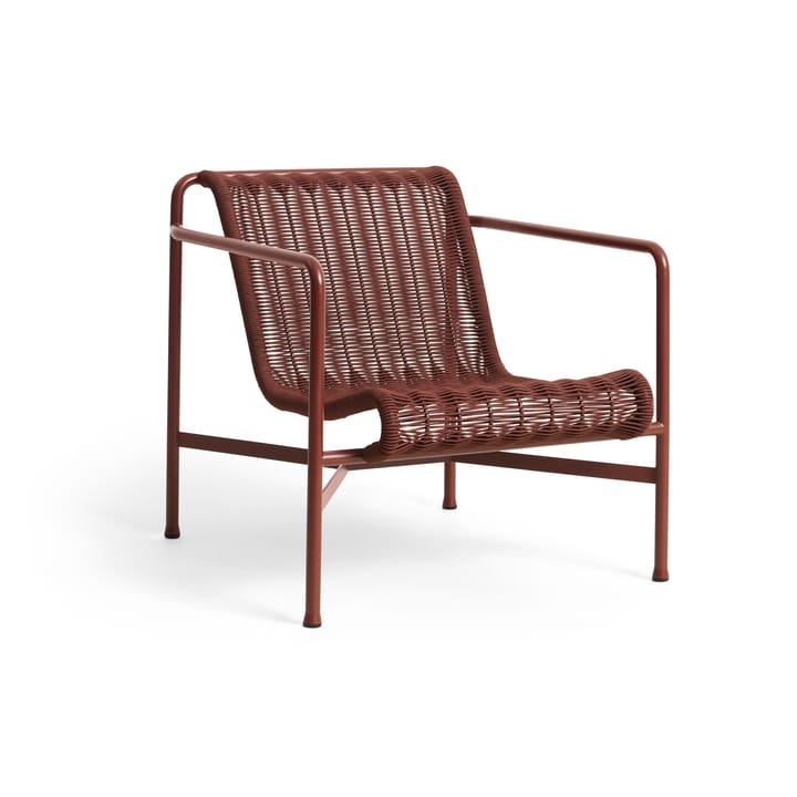 Palissade Cord Low πολυθρόνα lounge - Iron red - HAY