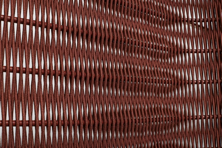Palissade Cord Low πολυθρόνα lounge, Iron red HAY