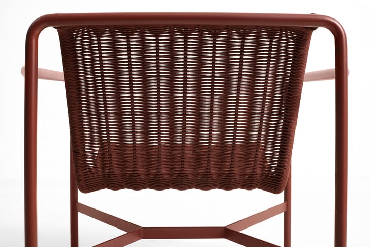 Palissade Cord Low πολυθρόνα lounge, Iron red HAY
