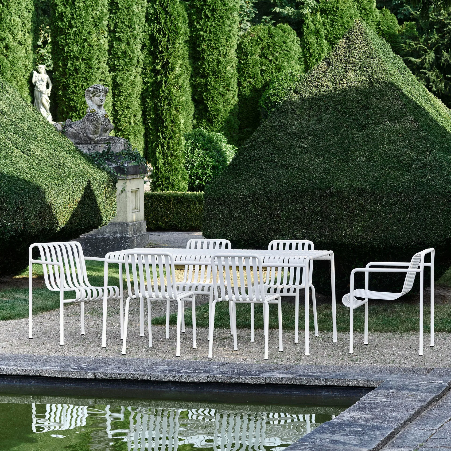 Palissade καρέκλα, Cream white HAY