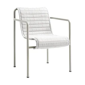 Palissade Dining Quilted μαξιλάρι για καρέκλα με μπράτσα - Sky grey - HAY