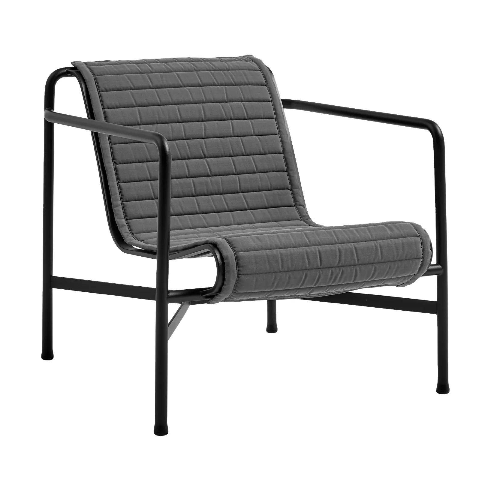 Palissade High Quilted μαξιλάρι για πολυθρόνα lounge, Anthracite, για lounge πολυθρόνα υψηλή HAY