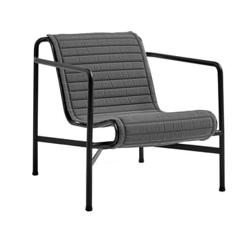 Palissade Quilted μαξιλάρι - Anthracite, για lounge πολυθρόνα low - HAY