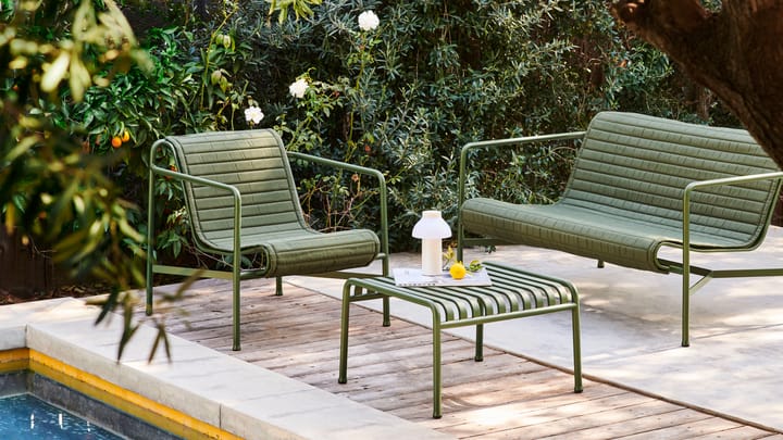 Palissade Quilted μαξιλάρι, Olive, για lounge πολυθρόνα low HAY