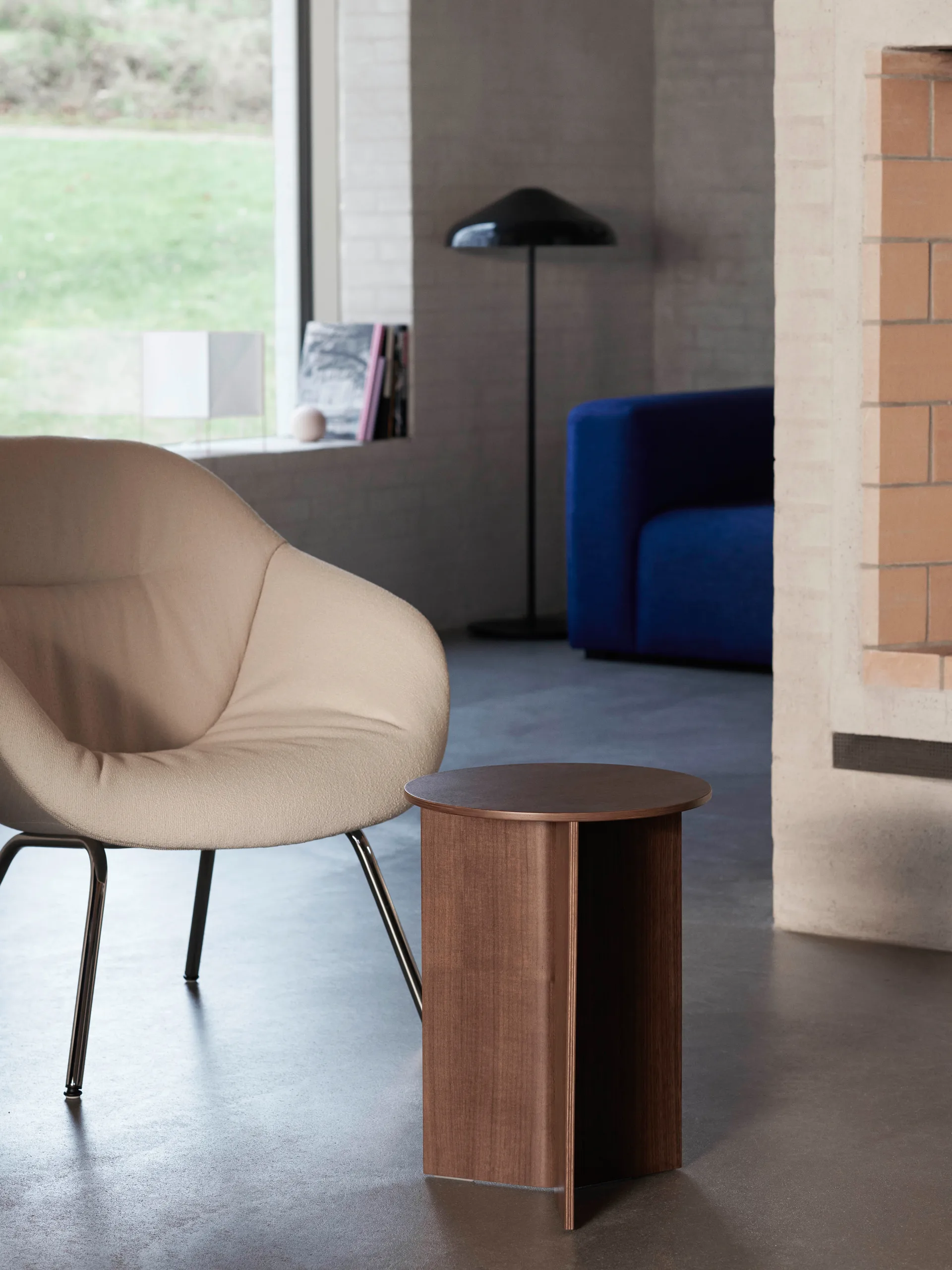 Φωτιστικό δαπέδου, Pao Steel, 47 εκ, Απαλό μαύρο HAY