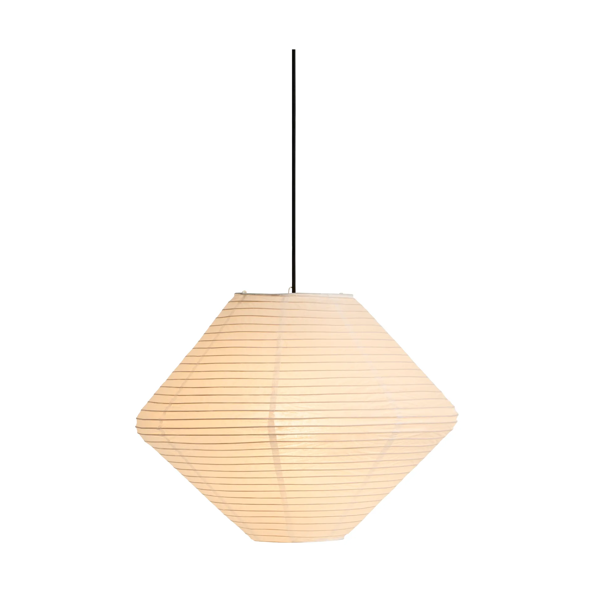 Paper Shade Diamond αμπαζούρ, Classic white, Ø50 cm HAY