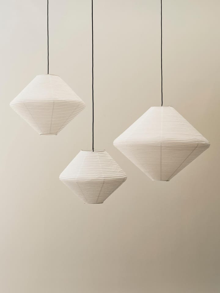 Paper Shade Diamond αμπαζούρ, Classic white, Ø50 cm HAY
