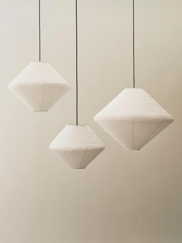 Paper Shade Diamond αμπαζούρ - Classic white, Ø60 cm - HAY