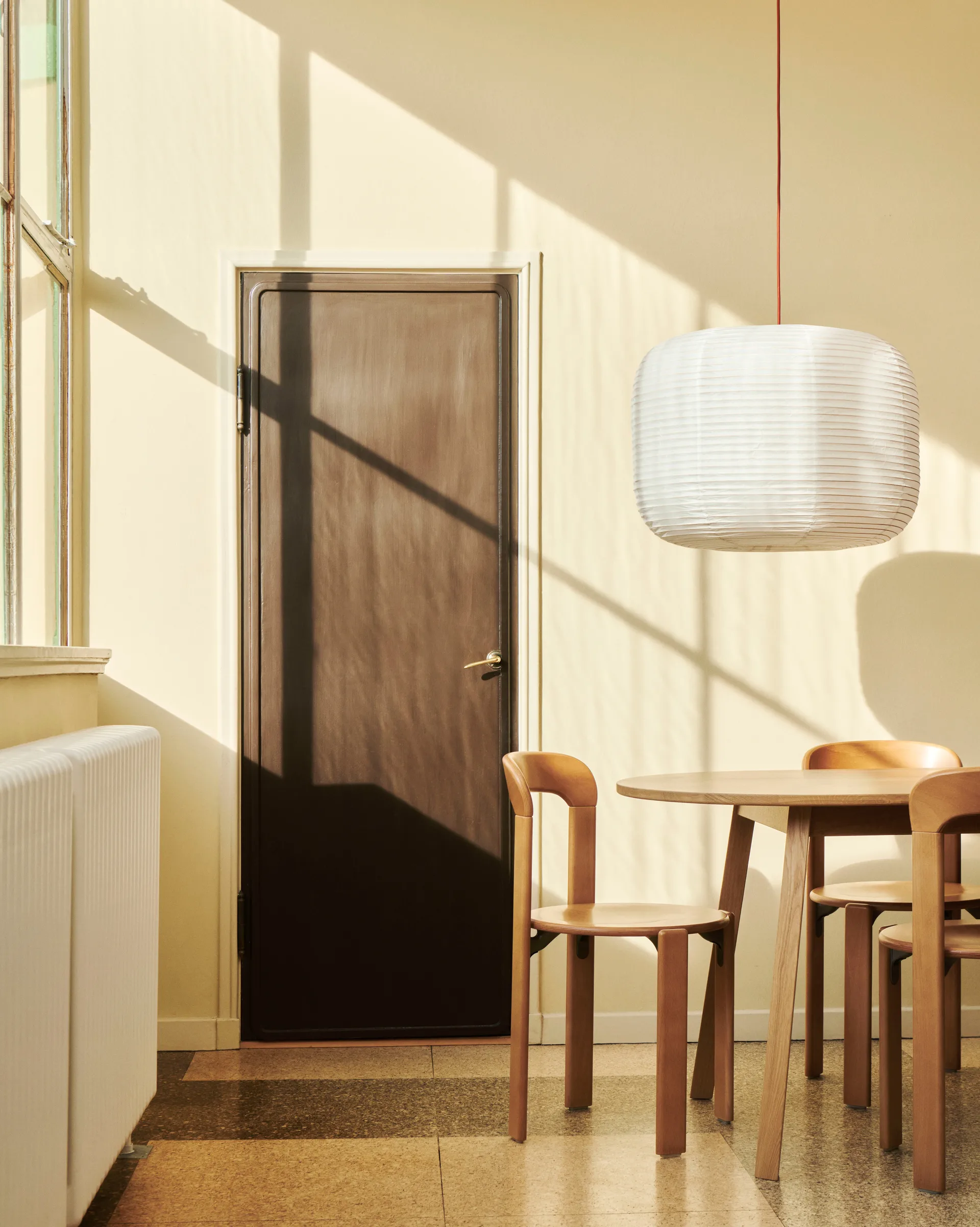 Πλαφονιέρα Paper Shade Donut, Classic white Ø80 HAY