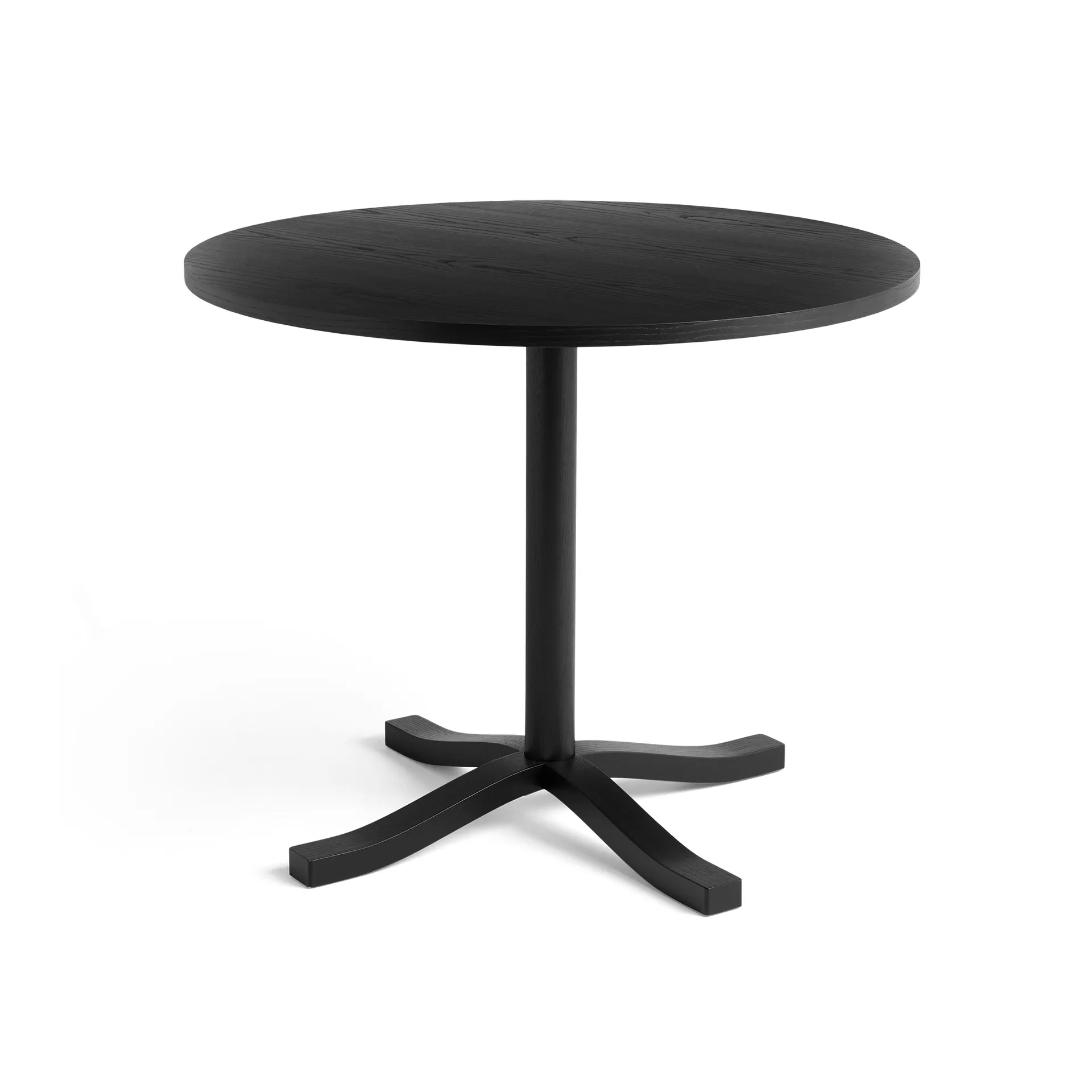 Pastis Table τραπεζαρία μεγάλο Ø90, Black lacquered ash HAY