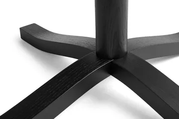 Pastis Table τραπεζαρία μεγάλο Ø90 - Black lacquered ash - HAY