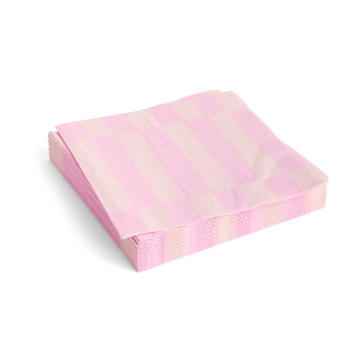 Pattern Lunch χαρτοπετσέτα 33x33 εκ. 20 τεμαχίων - Light pink-rose - HAY