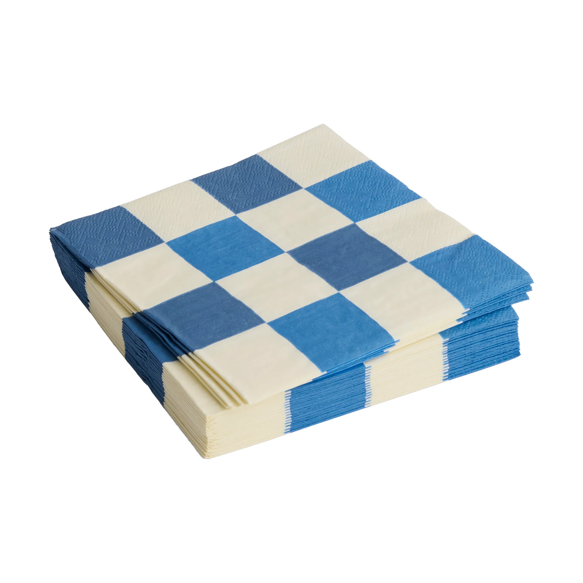 Χαρτοπετσέτες Pattern Lunch Check 33x33 cm 20 τεμάχια, Off white-blue M HAY