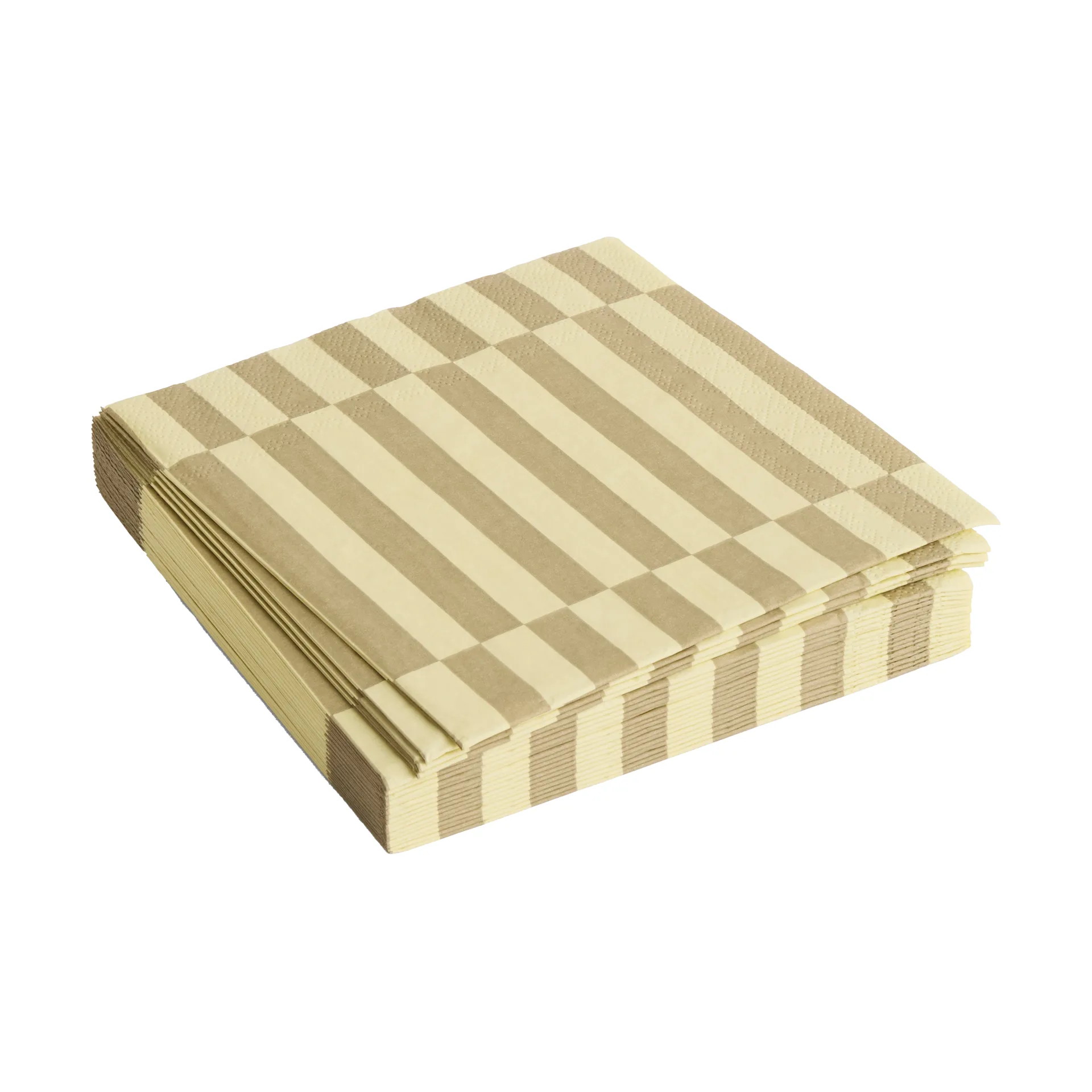 Χαρτοπετσέτες Pattern Lunch Stripe 33x33 cm 20 τεμάχια, Cream-sand pillar HAY