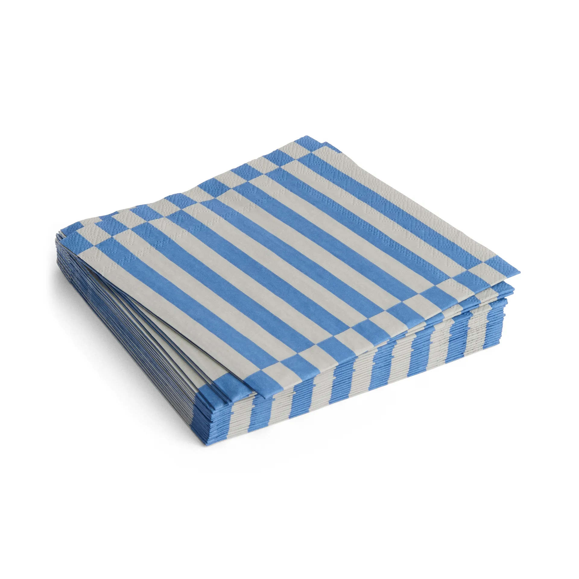 Χαρτοπετσέτες Pattern Lunch Stripe 33x33 cm 20 τεμάχια, Grey-blue pillar HAY