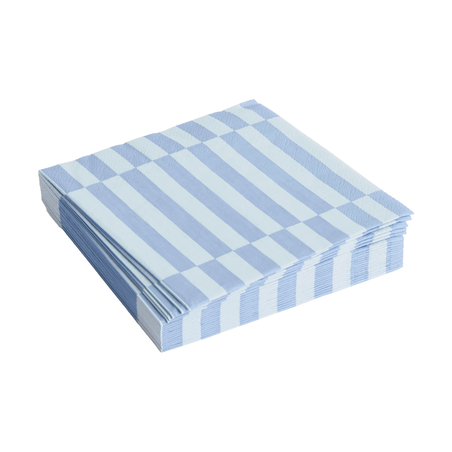 Χαρτοπετσέτες Pattern Lunch Stripe 33x33 cm 20 τεμάχια, Light blue-dusty blue pillar HAY