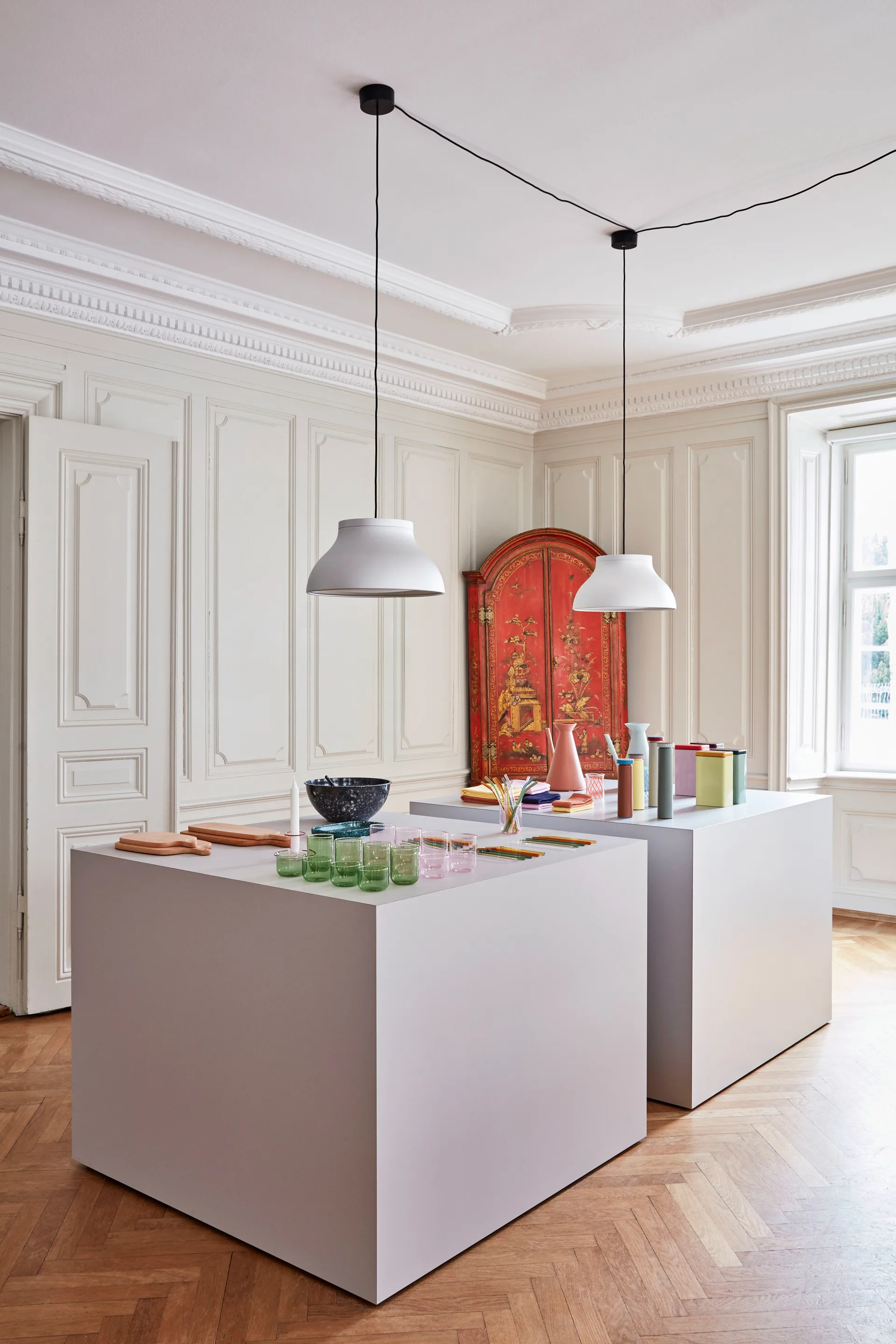 PC κρεμαστό φωτιστικό M Ø40 cm, Αλουμίνιο HAY