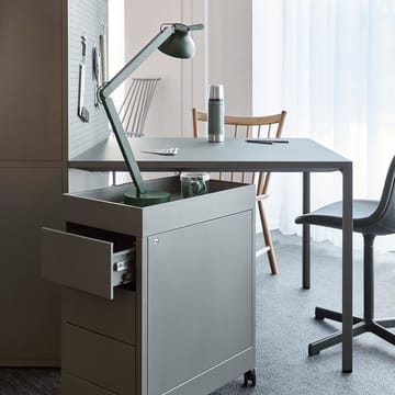 PC φωτιστικό γραφείου - soft black, με βάση λάμπας - HAY
