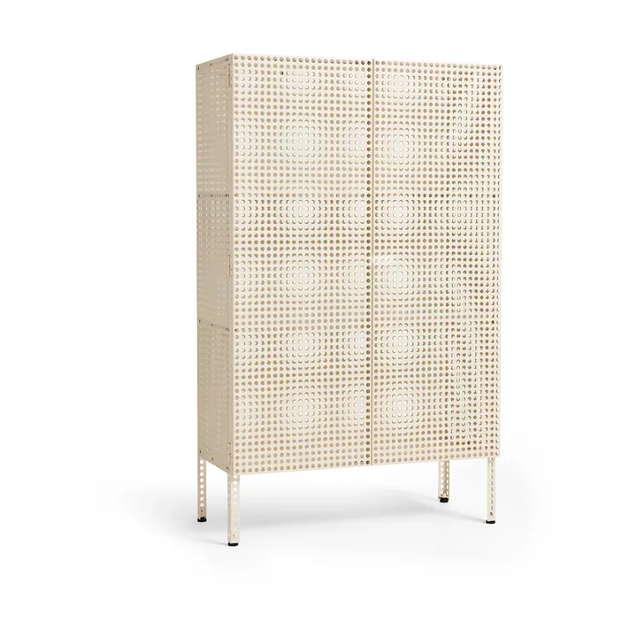 Perforated Cabinet ντουλάπι large - Eggshell - HAY