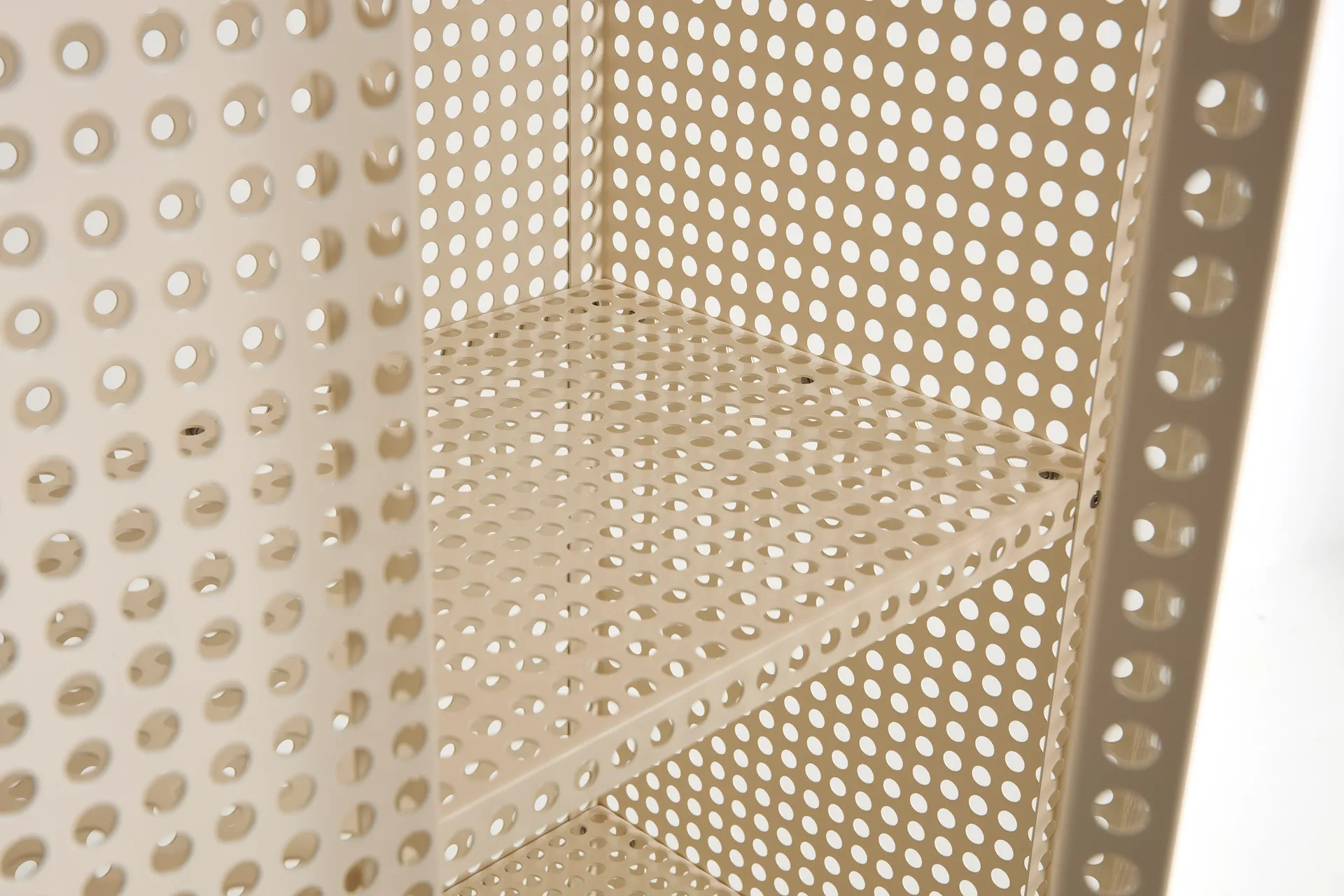 Perforated Cabinet ντουλάπι large, Eggshell HAY