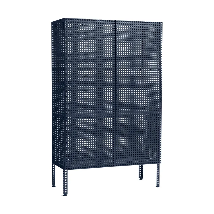 Perforated Cabinet ντουλάπι large - Steel blue - HAY