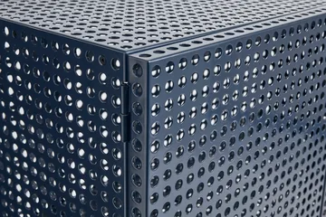 Perforated Cabinet ντουλάπι large - Steel blue - HAY