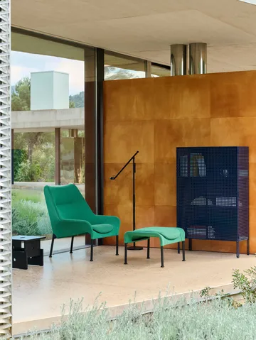 Perforated Cabinet ντουλάπι large - Steel blue - HAY