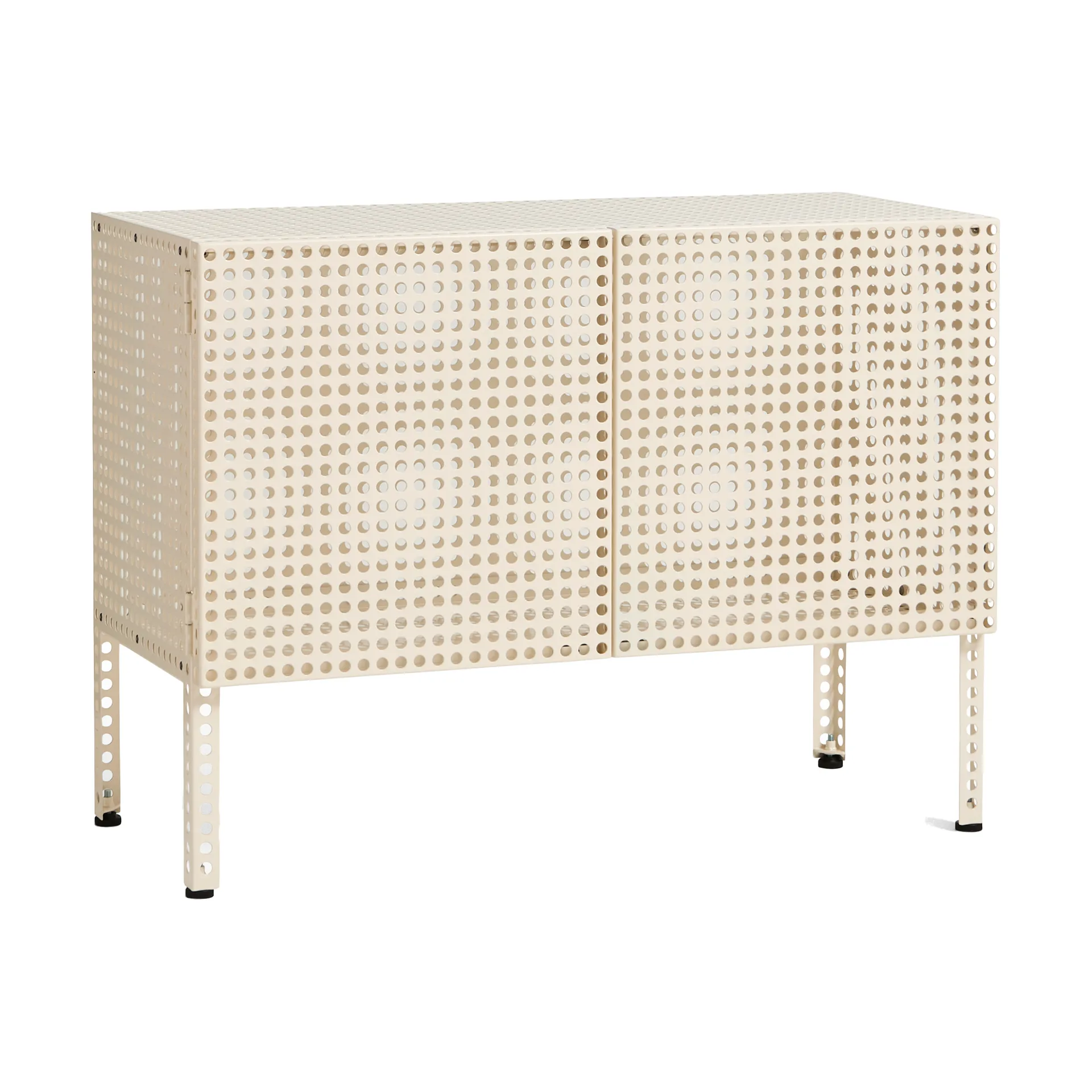 Perforated Cabinet ντουλάπι small, Eggshell HAY