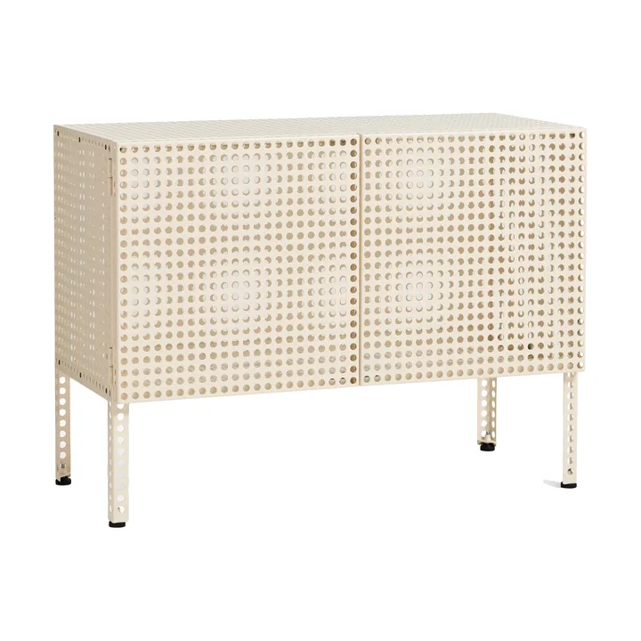 Perforated Cabinet ντουλάπι small - Eggshell - HAY