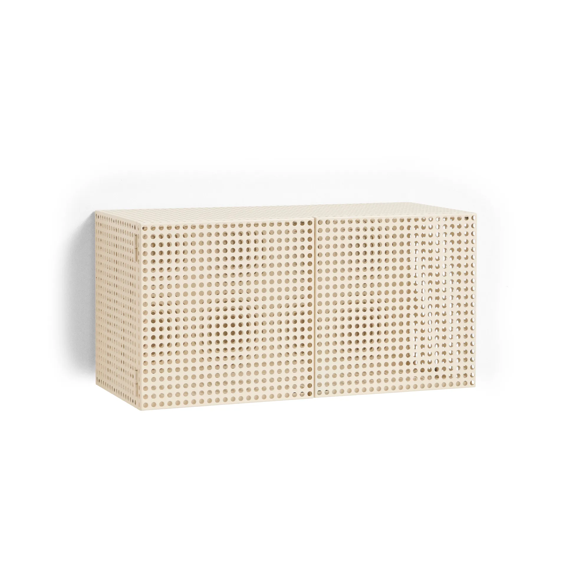 Perforated Cabinet ντουλάπι τοίχου small, Eggshell HAY
