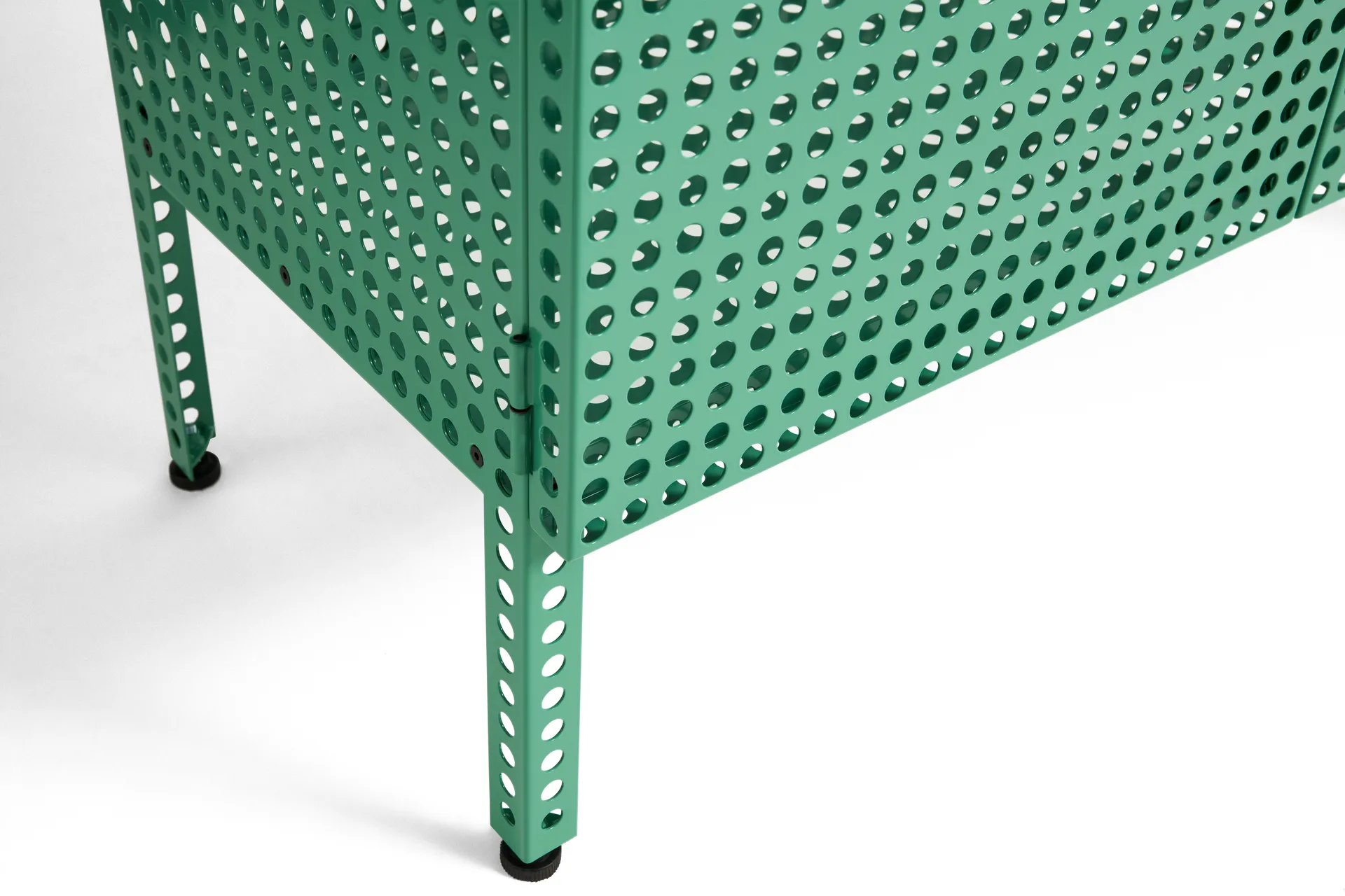 Perforated Cabinet ντουλάπι small, Soft jade HAY