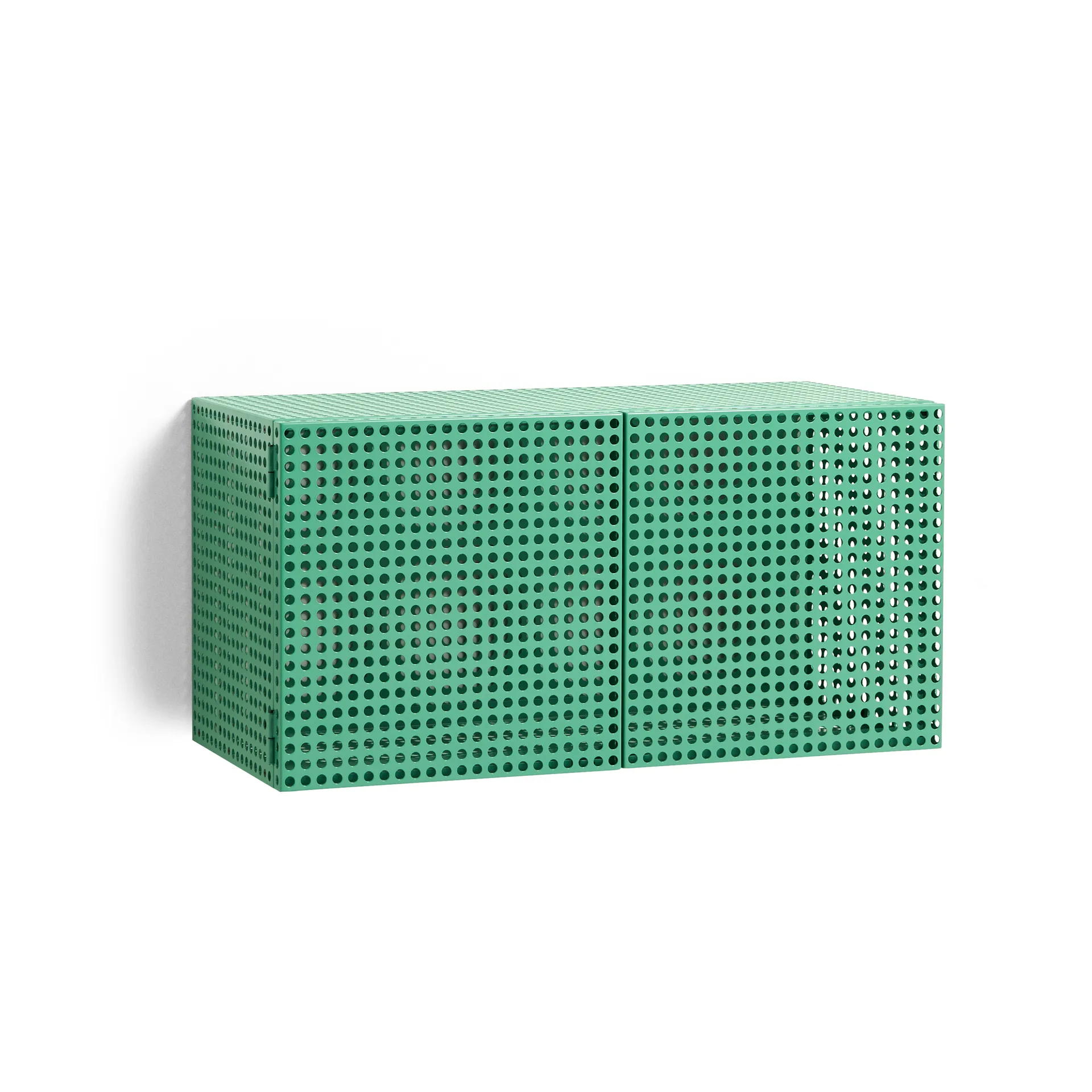 Perforated Cabinet ντουλάπι τοίχου small, Soft jade HAY