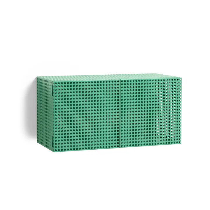 Perforated Cabinet ντουλάπι τοίχου small - Soft jade - HAY
