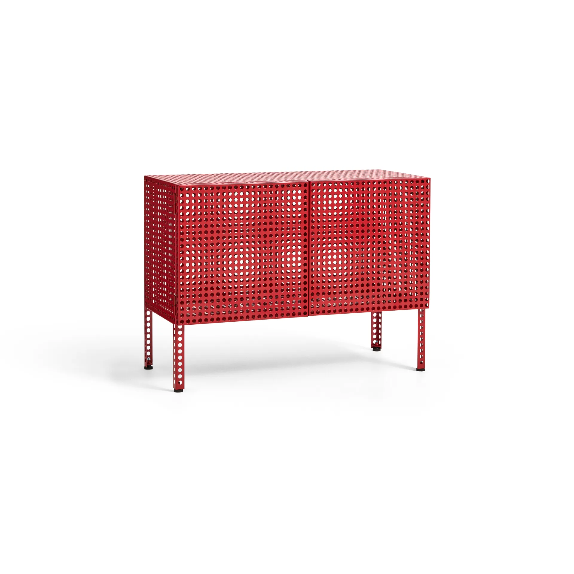 Perforated Cabinet ντουλάπι small, Wine red HAY
