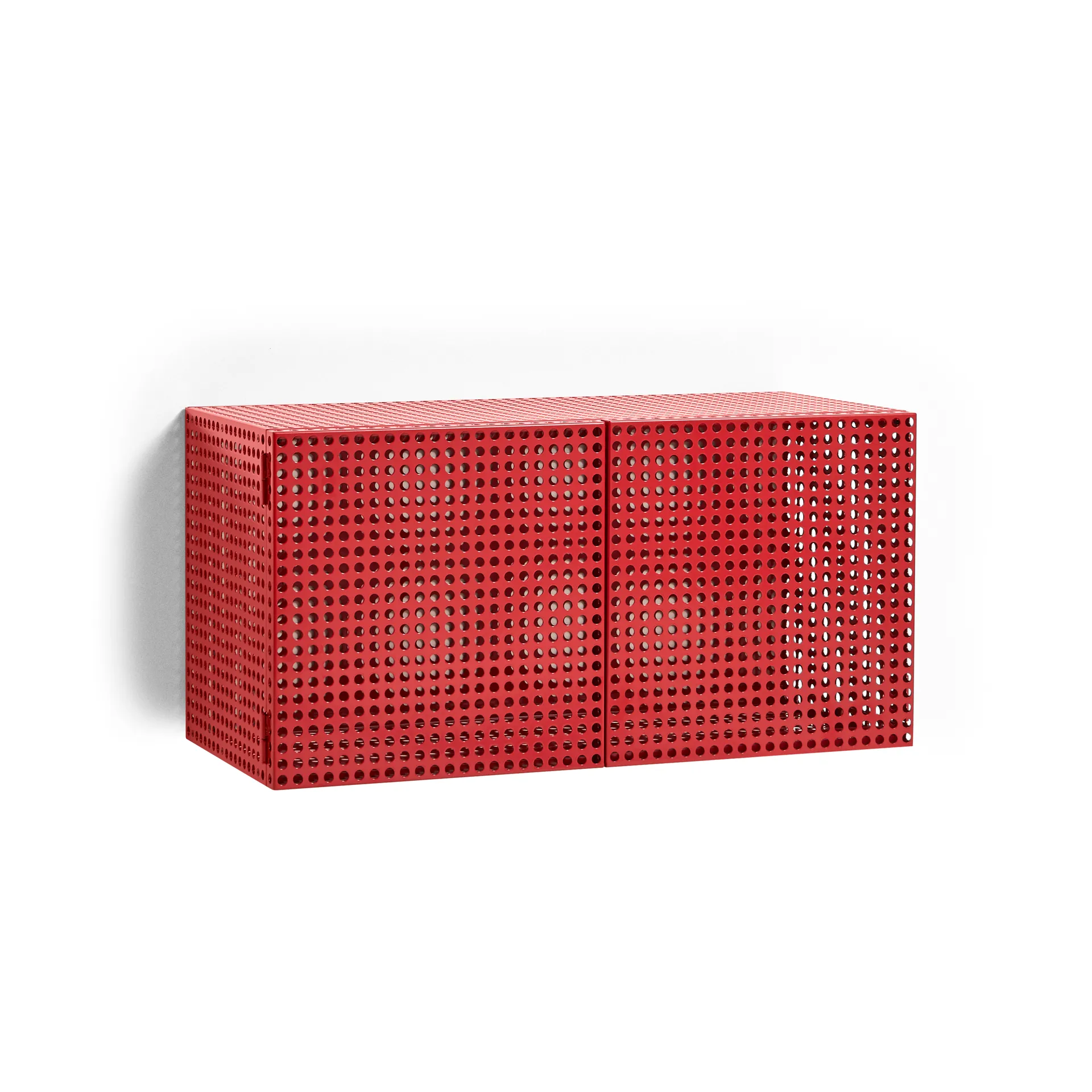 Perforated Cabinet ντουλάπι τοίχου small, Wine red HAY