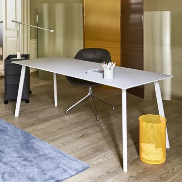 Perforated κάδος απορριμμάτων χαρτιού - Petrol blue, medium - HAY