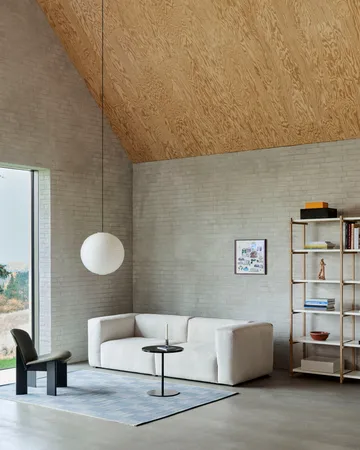 Pyro τραπέζι σαλονιού Ø45 cm - Black-black - HAY