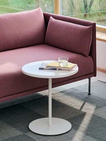 Pyro τραπέζι σαλονιού Ø45 cm - Eggshell-cream white - HAY