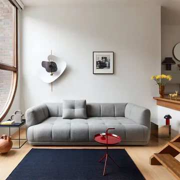 Quilton συνδυασμός 23 αρθρωτός καναπές δεξιόπλευρος - Ύφασμα Remix 123 γκρι - HAY