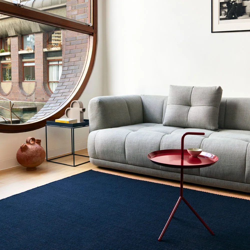 Μαξιλάρι Quilton, Δερμάτινο sense black HAY