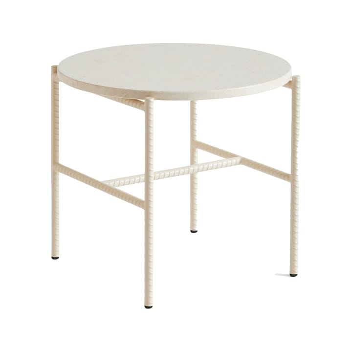 Rebar βοηθητι�κό τραπεζάκι Ø45 cm - Beige marble-alabaster - HAY