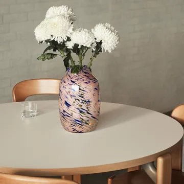 Τραπέζι φαγητού Rey Ø128 cm - deep blue - HAY